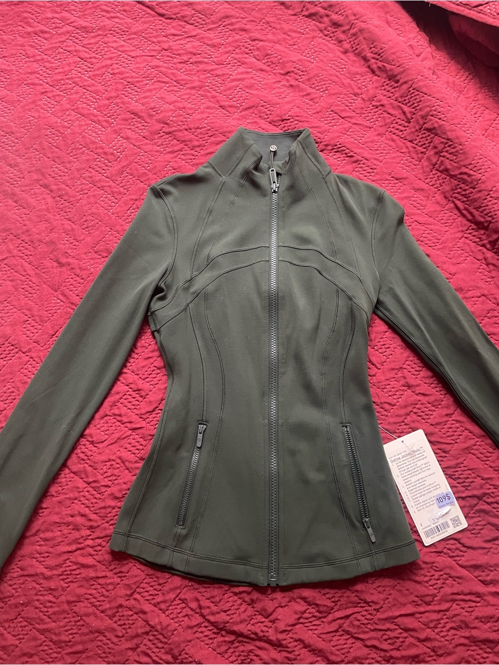 Lululemon Rainforest Green Define Jacket